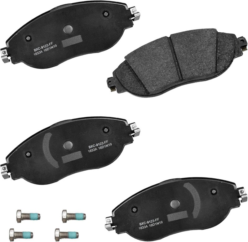 Bendix Premium SBC1633A Ceramic Front Brake Pads for Audi Q3 2024-2019, Volkswagen Arteon 2023-2021, GTI 2024-2023, Jetta 2021, Jetta 2024-2023, Tiguan 2024-2018 - Image 1
